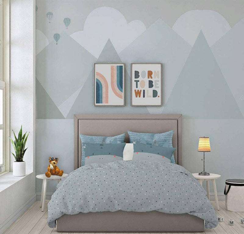 Parure Copripiumino Singolo con Stampa Fantasia Funny Dragon Teal