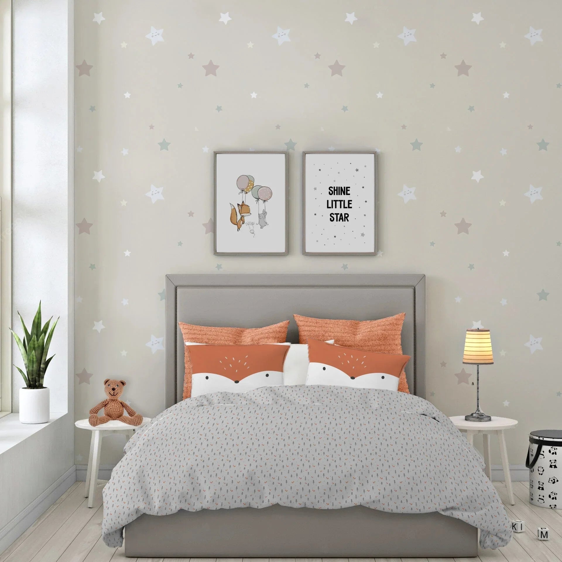 Biancheria da letto per bambini: copripiumino, coperta, federe in puro cotone