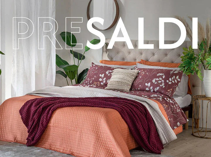Pre-Saldi AmoLaCasa: sconto del 30 % su biancheria selezionata, solo per gli iscritti alla newsletter - Amo La Casa Shop