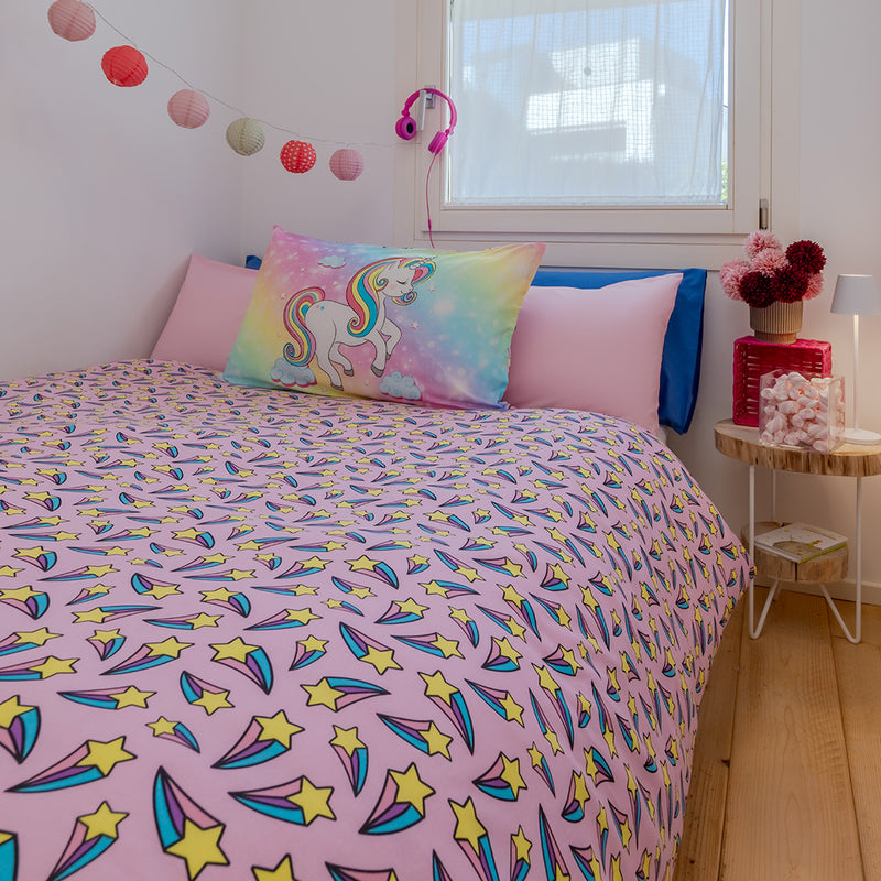 Completo Letto Singolo Kids in Cotone Twinkle Multicolor