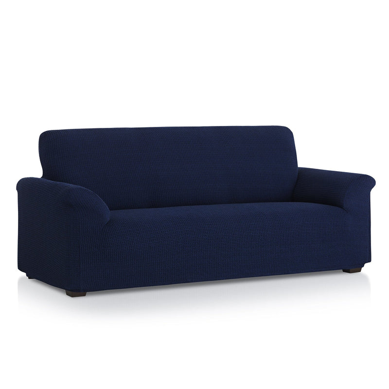 Copridivano Elasticizzato Bali 130-180 cm Tinta Unita Blue - Amo La Casa Shop