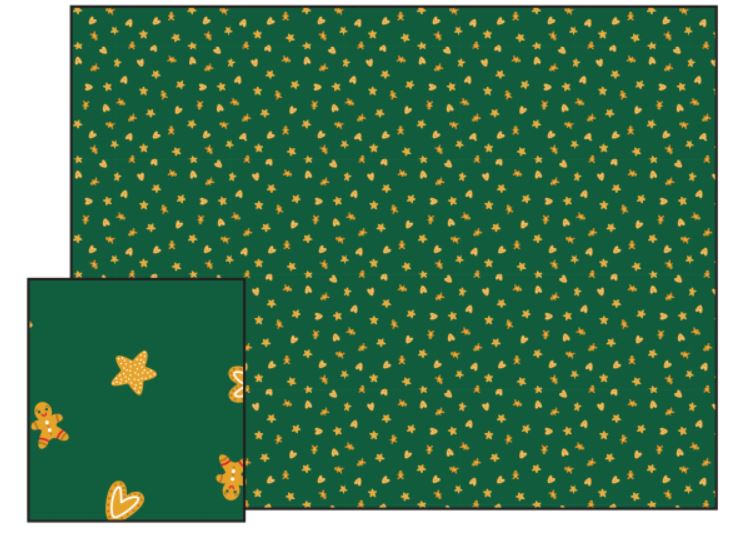 Tovaglia Deco 140x230 cm Xmas Cookies Green