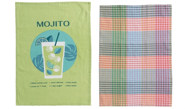 Set 2 Strofinacci Shades 45x65 cm Mojito Multicolor