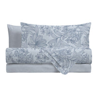 Completo Letto Piazza e Mezza in Cotone con Stampa - Fantasia Dream Me Alina Light Blue