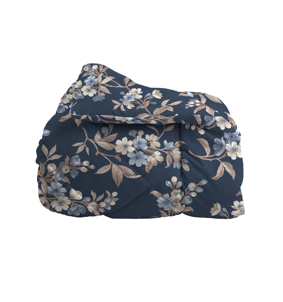 Trapunta Singola con Stampa - Fantasia Dream Me Amber Dark Blue