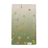 THUN® Runner in Cotone 45x160 cm Country Flowers Green - Amo La Casa Shop