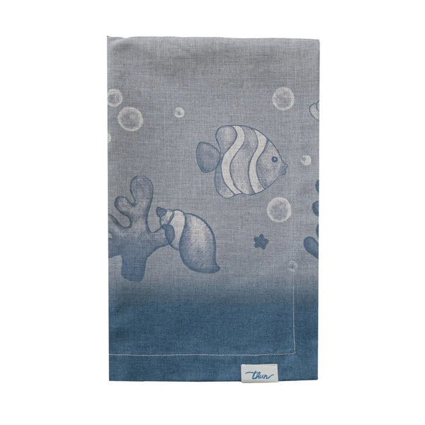 THUN® Runner Resistente alle Macchie 45x150 cm Mare da Amare Blue - Amo La Casa Shop