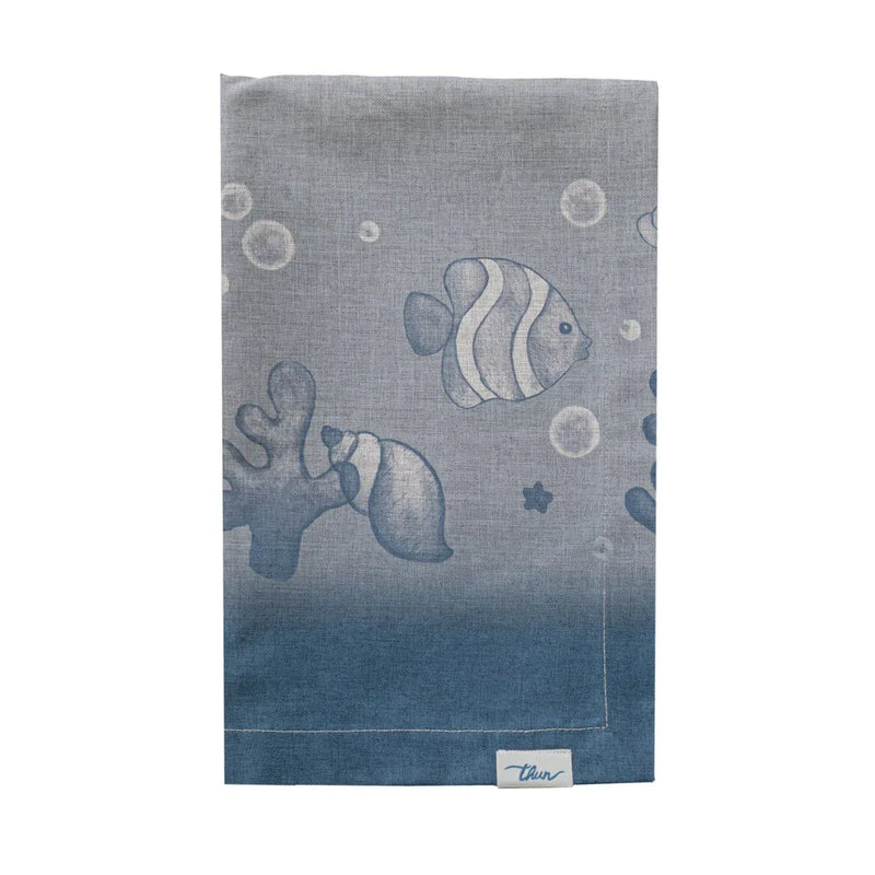 THUN® Runner Resistente alle Macchie 45x150 cm Mare da Amare Blue - Amo La Casa Shop