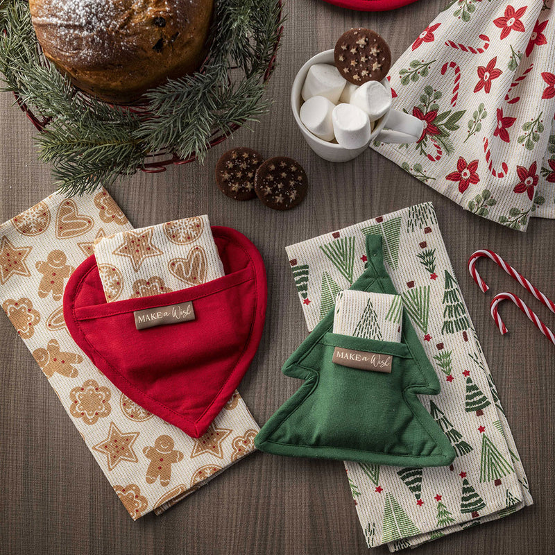 Presina + Strofinaccio Pyrenees Present Pine Trees Green - Amo La Casa Shop