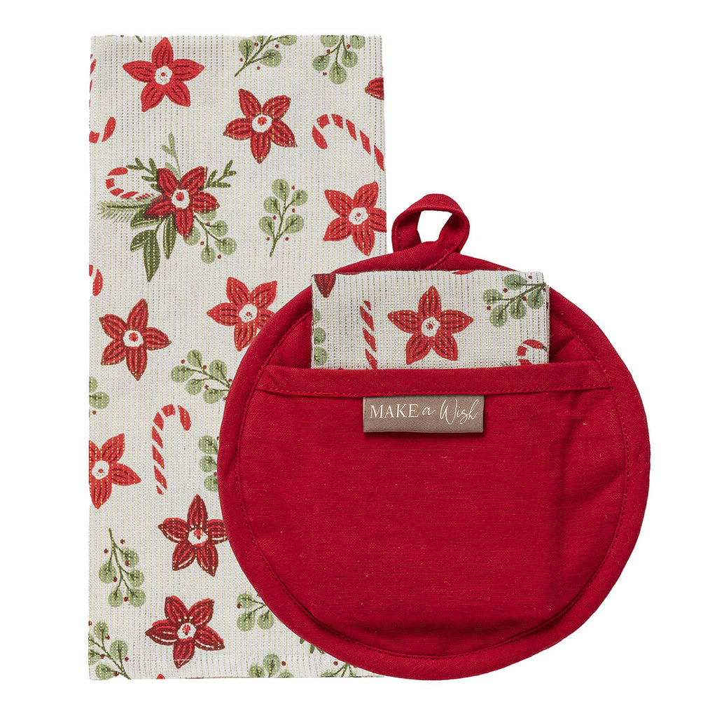 Presina + Strofinaccio Pyrenees Present Candy Canes Red - Amo La Casa Shop