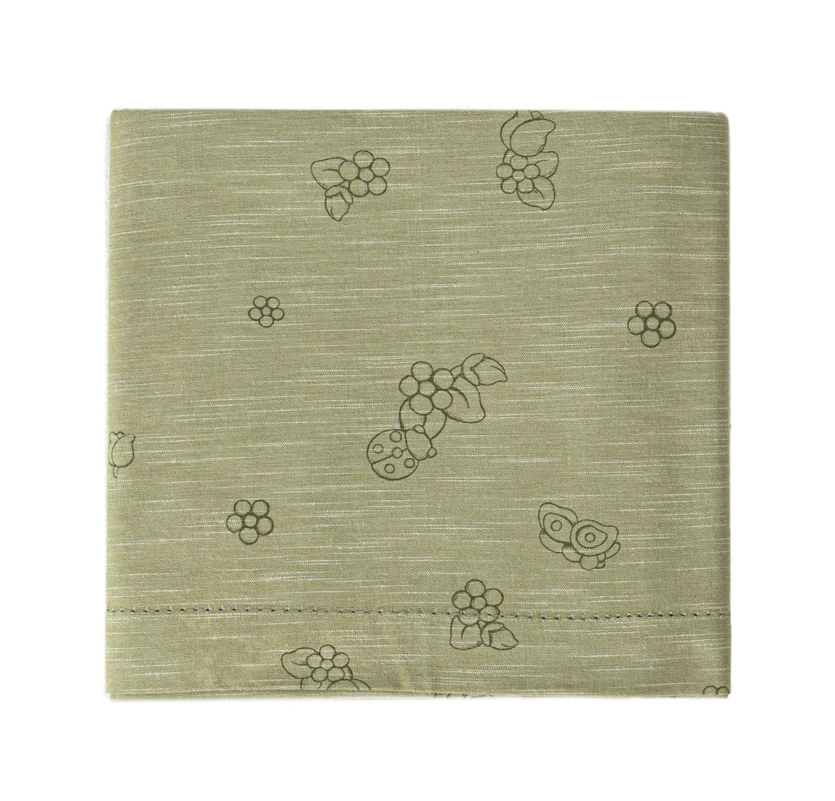 THUN® Tovaglia Cambric Verde 160X270 cm  Country Fields Green
