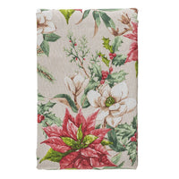 Tovaglia 120x160 cm Deco Dolomites Dream Poinsetta And Flower Taupe - Amo La Casa Shop