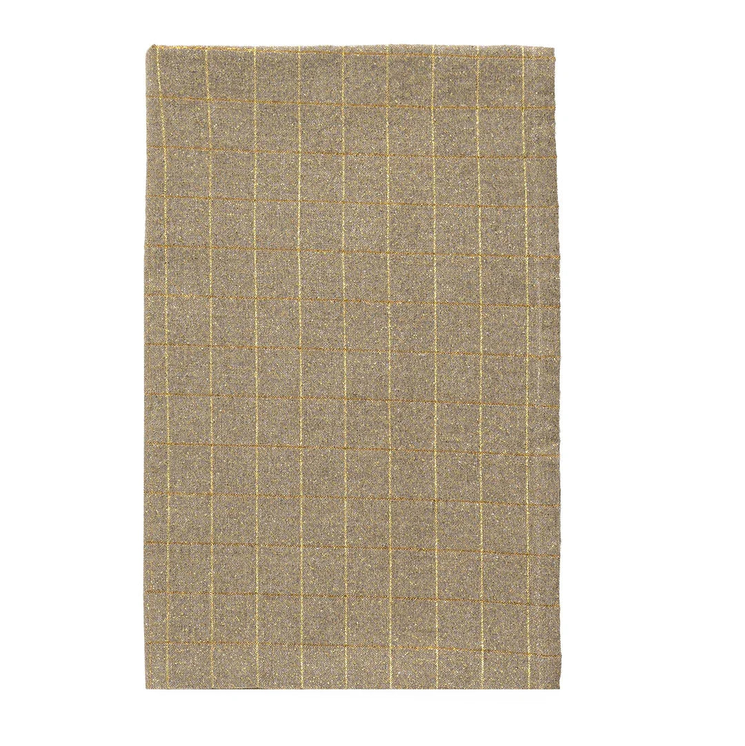 Runner Tinto in Filo 45x140 cm Himalayan Home Grid Beige - Amo La Casa Shop