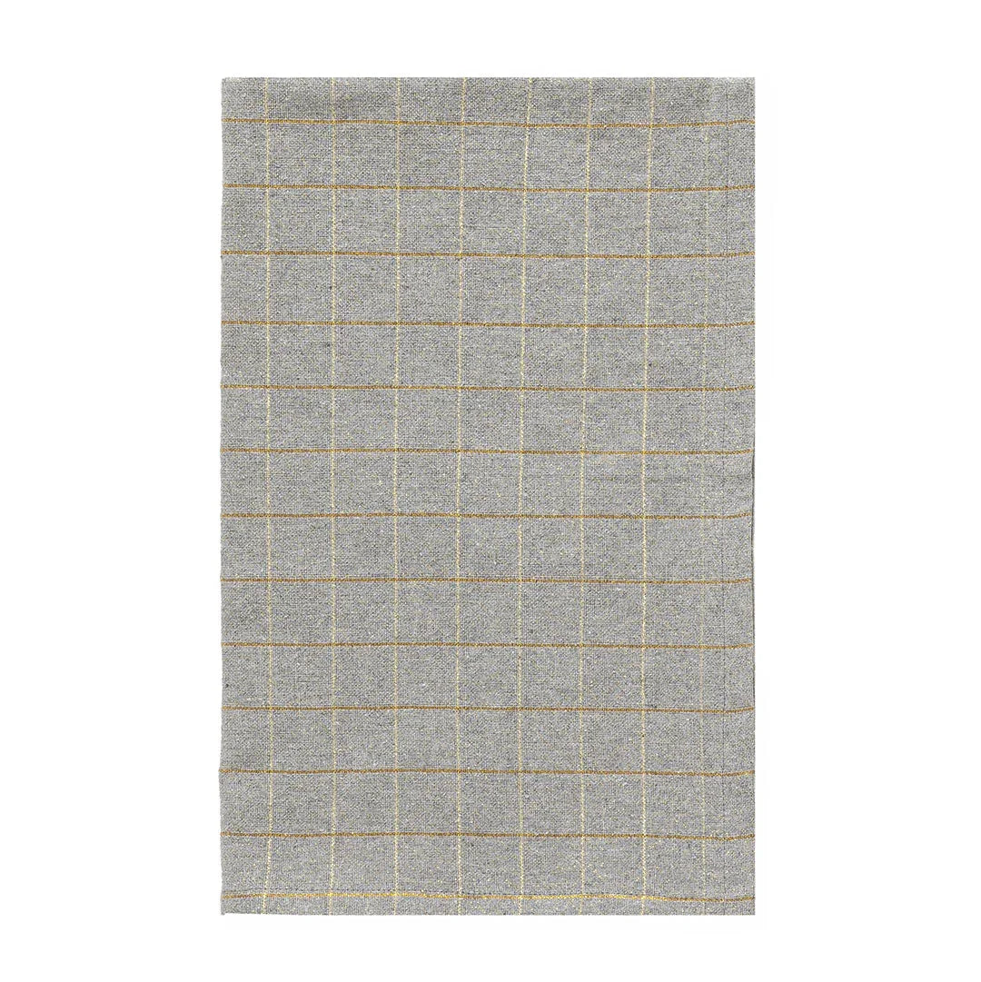 Runner Tinto in Filo 45x140 cm Himalayan Home Grid Grey - Amo La Casa Shop