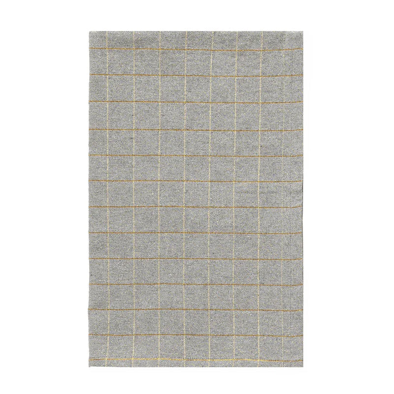 Runner Tinto in Filo 45x140 cm Himalayan Home Grid Grey - Amo La Casa Shop