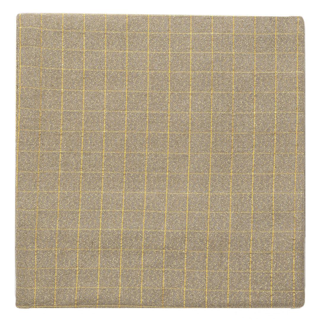 Tovaglia Tinta in Filo 140x240 cm Himalayan Home Grid Beige - Amo La Casa Shop