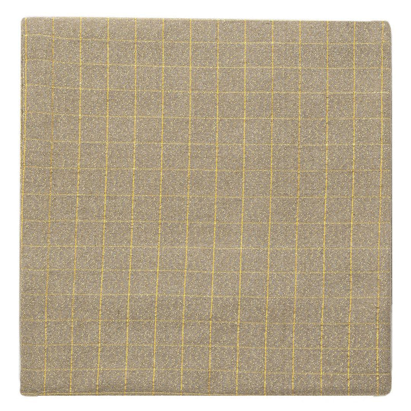 Tovaglia Tinta in Filo 140x240 cm Himalayan Home Grid Beige - Amo La Casa Shop