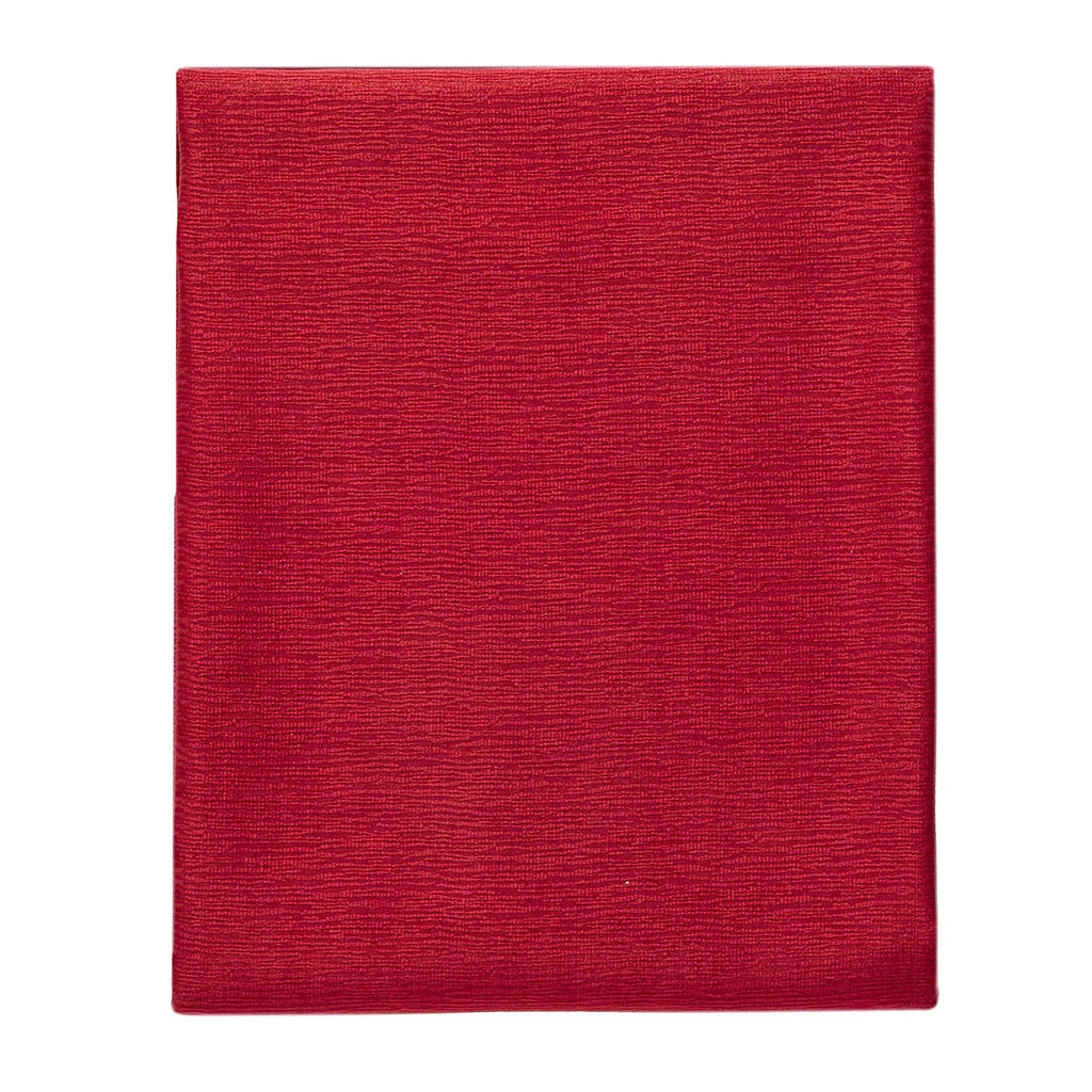 Tovaglia Antimacchia Lurex 120x160 cm Dolomites Dream Tinta Unita Red - Amo La Casa Shop