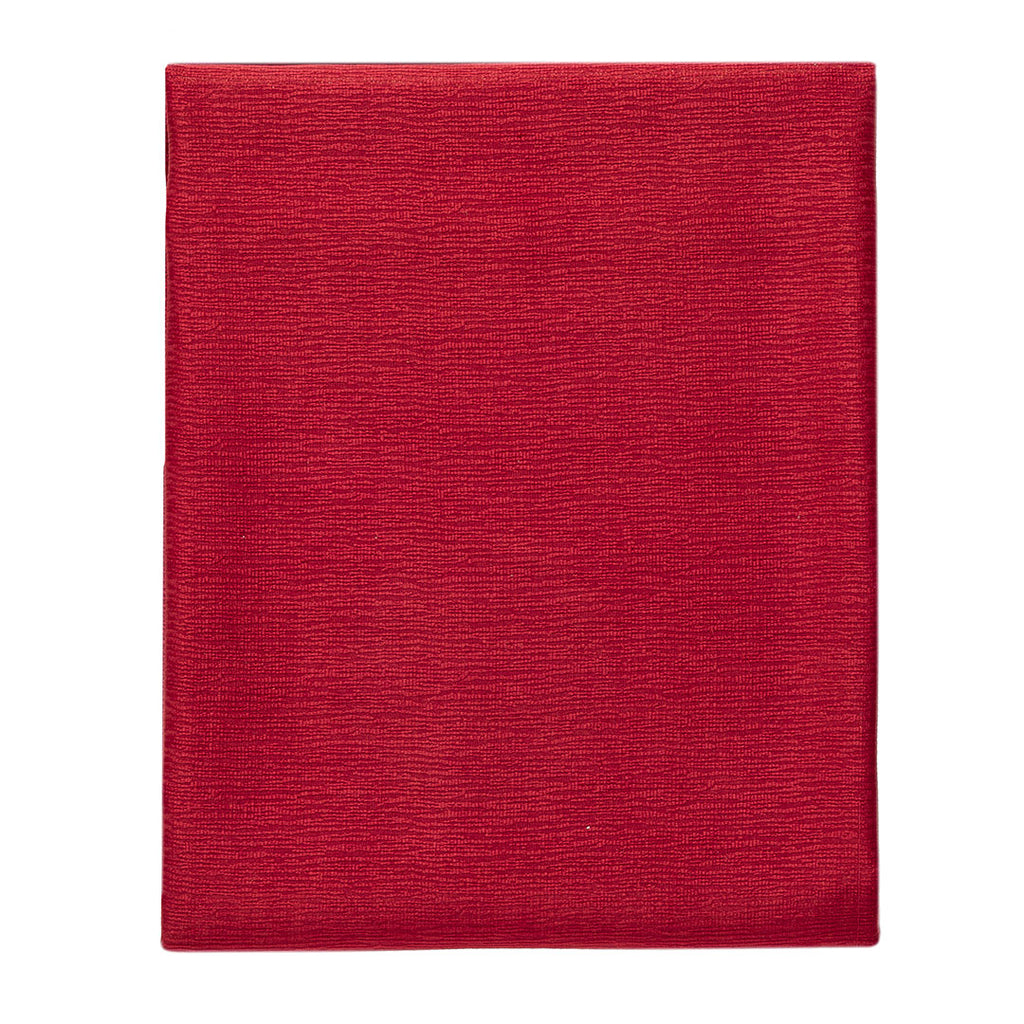 Tovaglia Antimacchia Lurex 140x240 cm Dolomites Dream Tinta Unita Red - Amo La Casa Shop