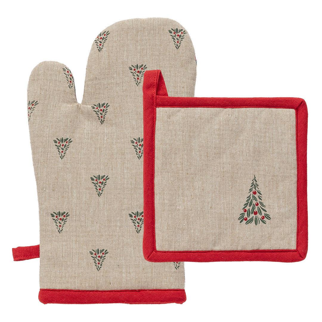 Set Guantone + Presina Dolomites Dream Tree Beige - Amo La Casa Shop