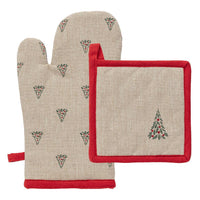 Set Guantone + Presina Dolomites Dream Tree Beige - Amo La Casa Shop