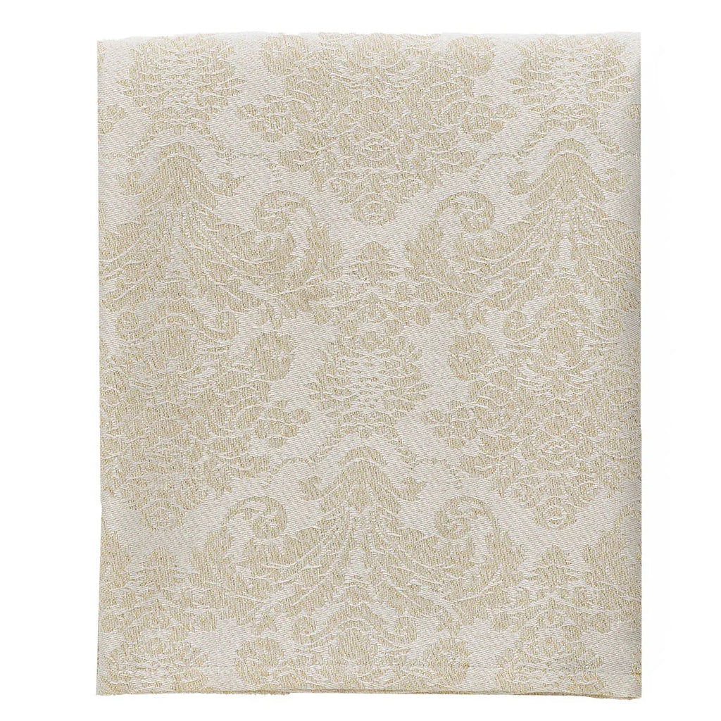 Tovaglia Jacquard 140x240 cm Dolomites Dream Arabesco Gold - Amo La Casa Shop