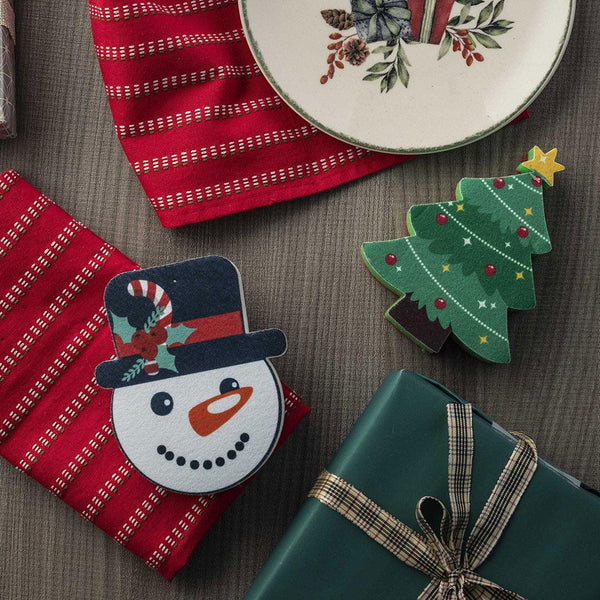 Strofinaccio + Spugna Pyrenees Present Christmas Tree Red - Amo La Casa Shop