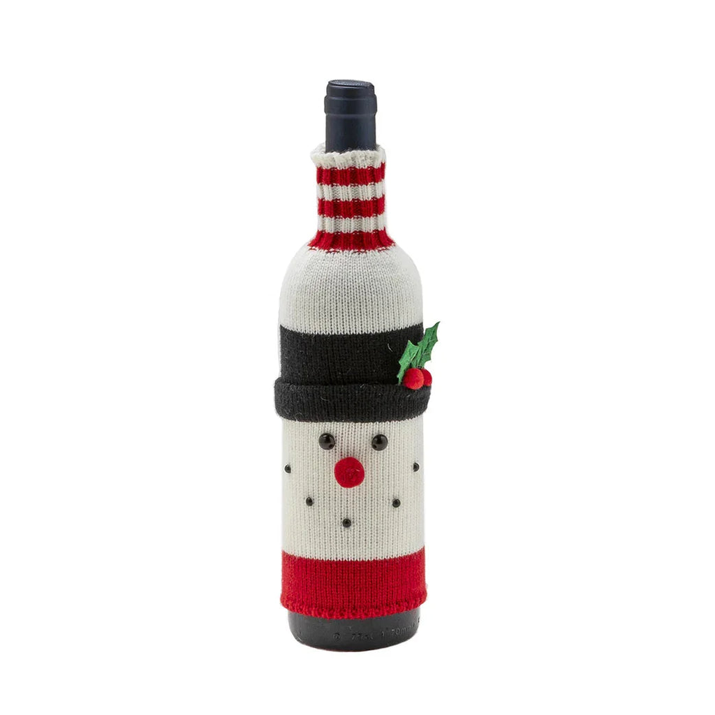 Copri Bottiglia Pyrenees Present Snowman White - Amo La Casa Shop