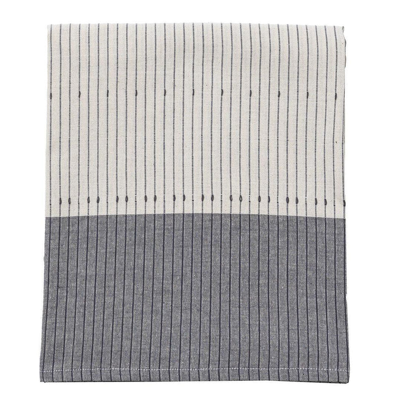 Tovaglia 140x240 cm Tinta in Filo Rhum Boho Grigio Scuro - Amo La Casa Shop