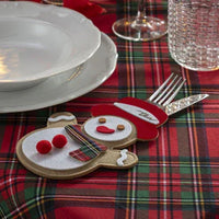 THUN® Set Portaposate Thunland Gingerbread Man and Snowman Beige - Amo La Casa Shop