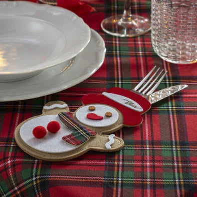 THUN® Set Portaposate Thunland Gingerbread Man and Snowman Beige - Amo La Casa Shop