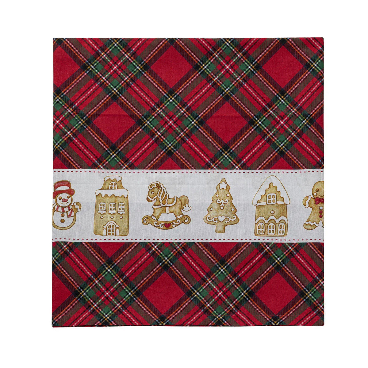 THUN® Tovaglia 160x270 cm Thunland Gingerbread Red - Amo La Casa Shop