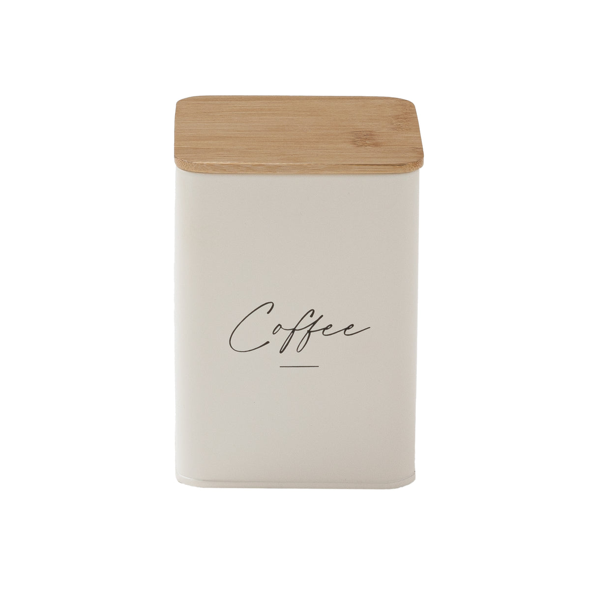 Barattolo Caffè 1L cm 9,5x9,5x13,5 Tinta Unita Cream