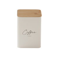 Barattolo Caffè 1L cm 9,5x9,5x13,5 Tinta Unita Cream