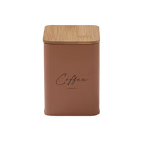 Barattolo Caffè 1L cm 9,5x9,5x13,5 Tinta Unita Rust