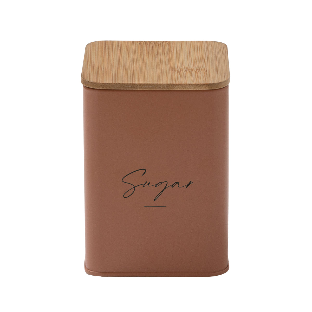 Barattolo Zucchero 1L cm 9,5x9,5x13,5 Tinta Unita Rust