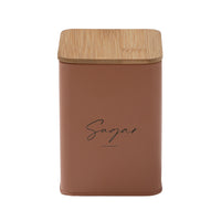 Barattolo Zucchero 1L cm 9,5x9,5x13,5 Tinta Unita Rust