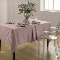 Tovaglia Tinta in Filo Atelier Fragrance 140x180 cm Tinta Unita Powder Pink