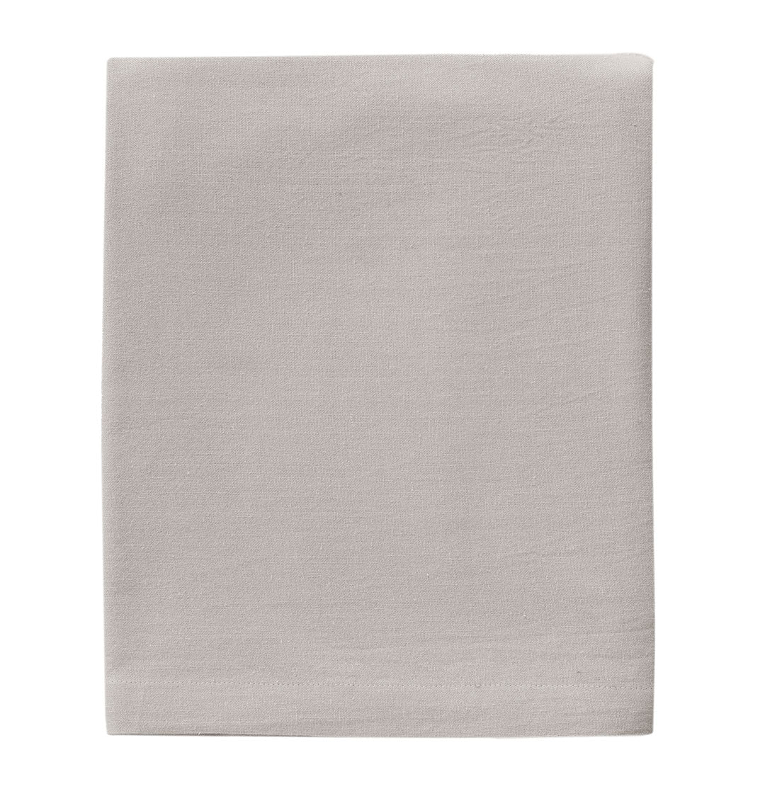 Tovaglia Tinta in Filo Atelier Fragrance 140x180 cm Tinta Unita Ash Grey