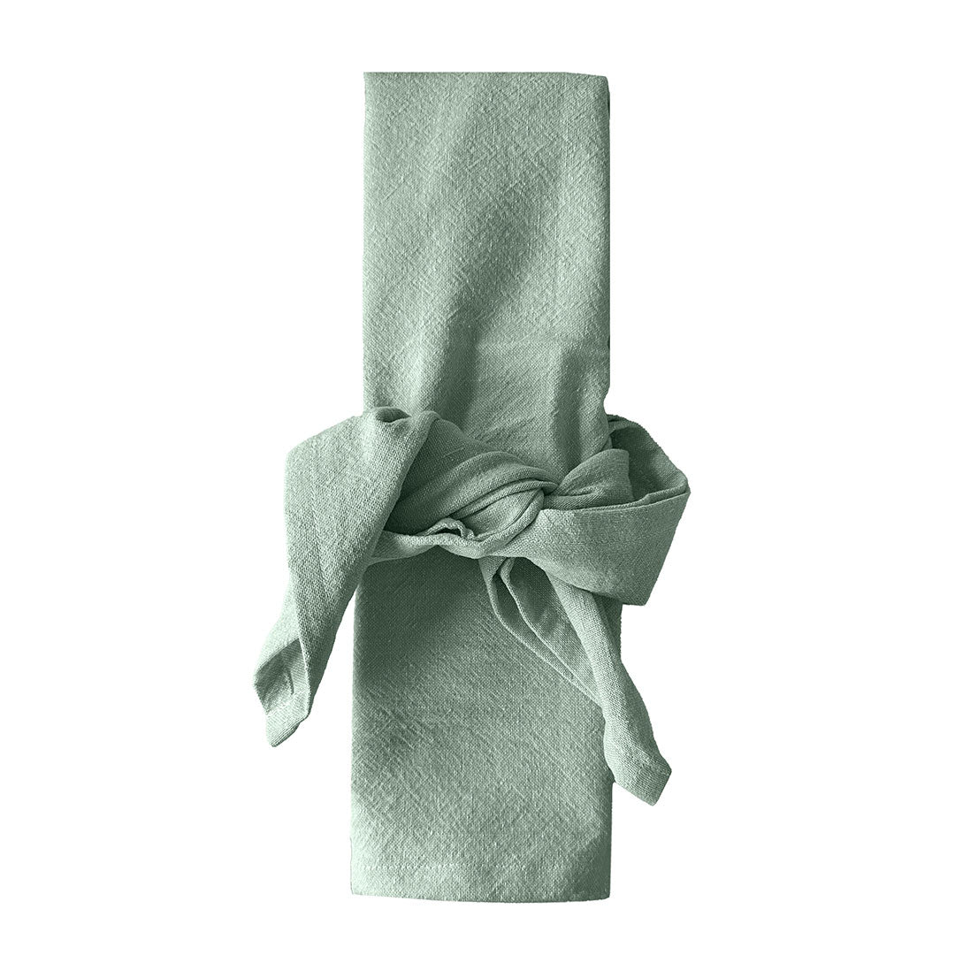 Set Tovaglietta + Tovagliolo Atelier Fragrance Standard Tinta Unita Sage Green