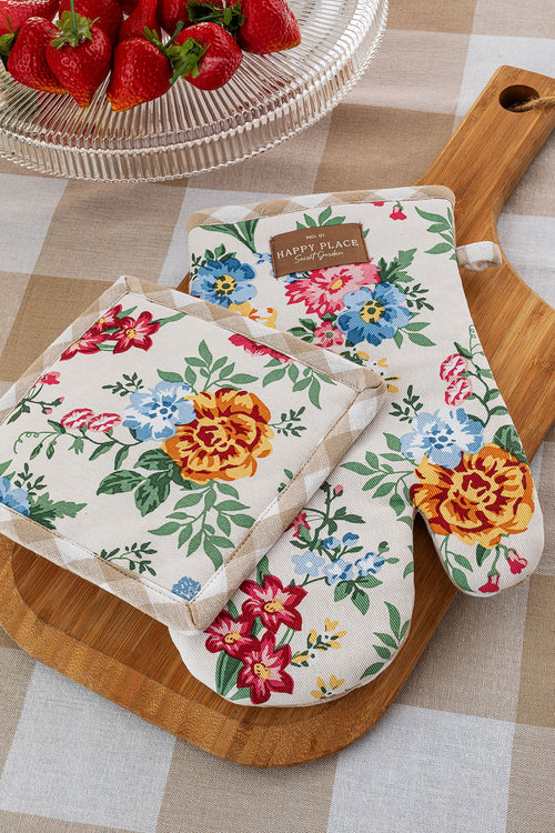 Set Guantone + Presina Secret Garden Standard Debby Beige