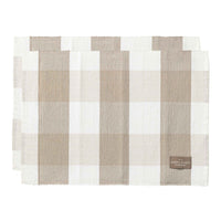 Set 2 Tovagliette Secret Garden 33x45 cm Vichy Beige
