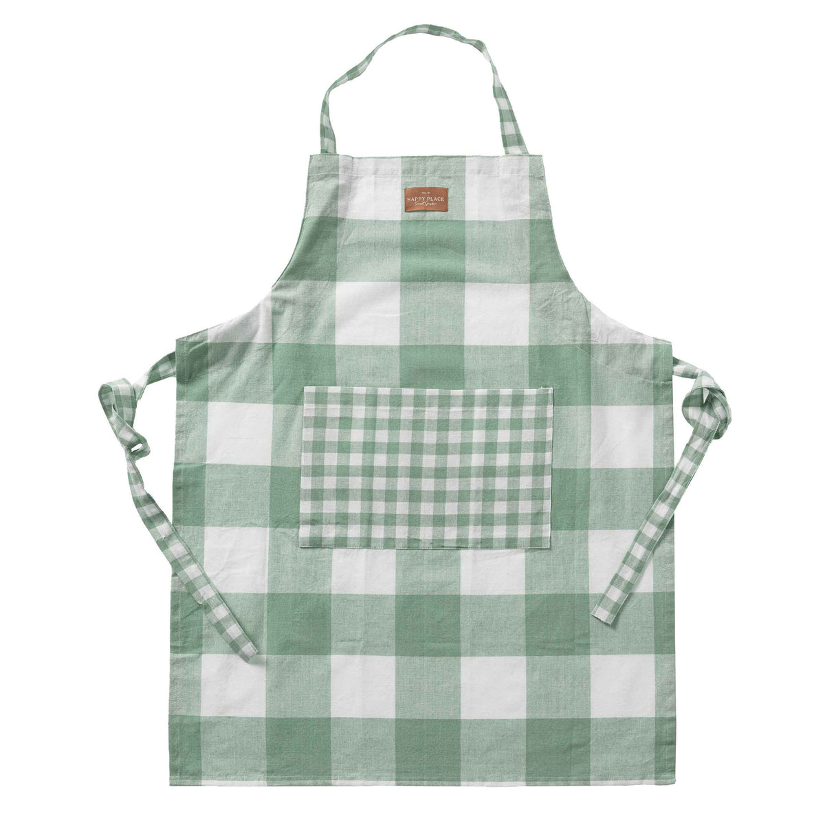 Grembiule Secret Garden 60x80 cm Vichy Green