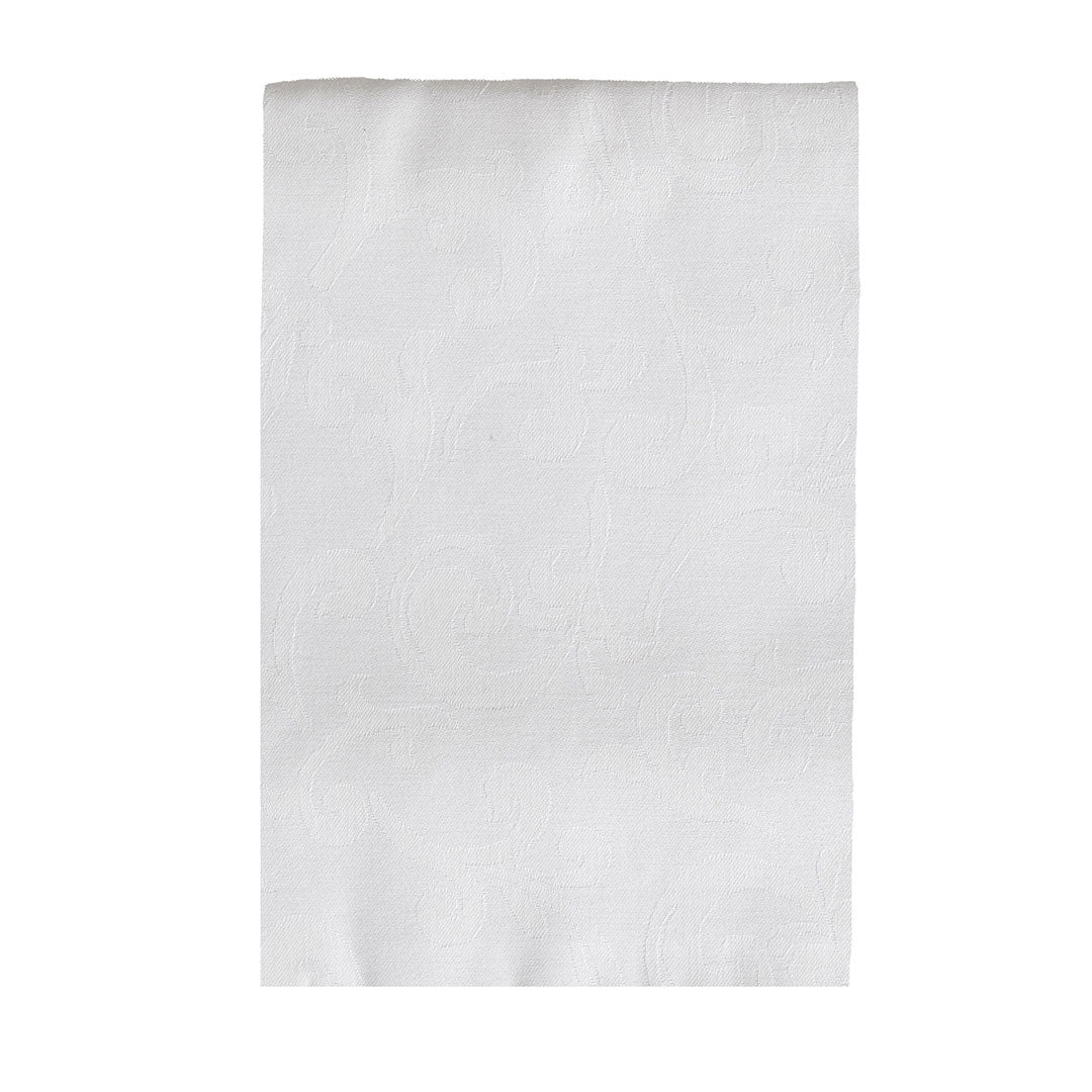 Runner Jacquard Classy Holly 45x140 cm Tinta Unita White