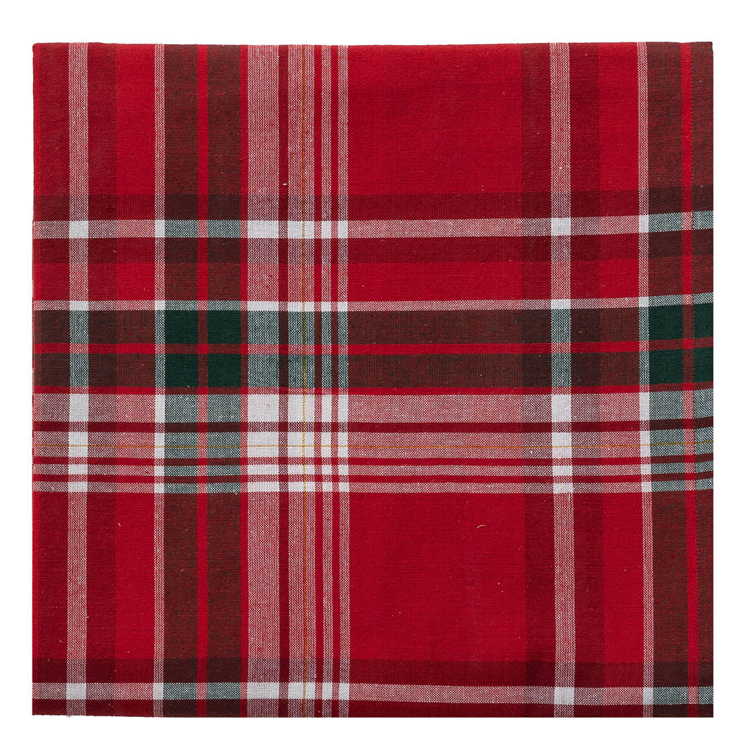 Tovaglia Classy Holly 140x320 cm Tartan Red