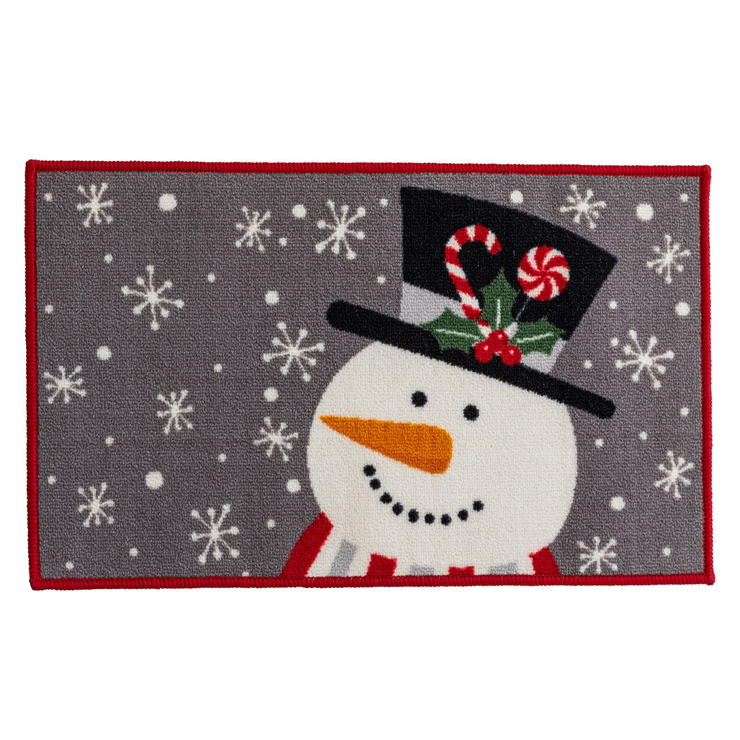 Tappeto Tina Classy Holly 40x70 Snowman Grey