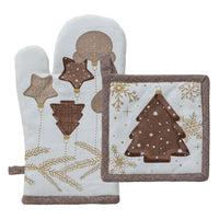 Set Guantone + Presina Softy Bear Standard Teddy Brown