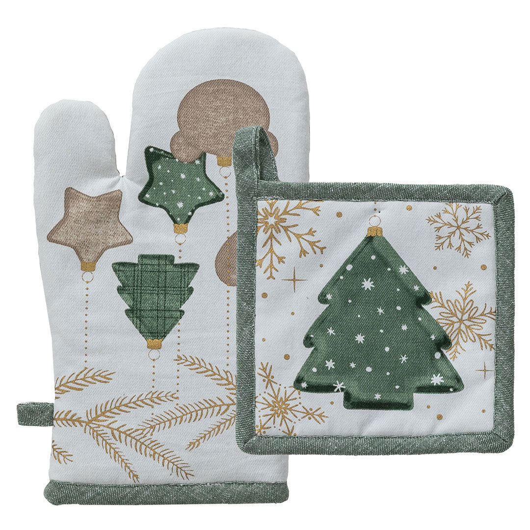 Set Guantone + Presina Softy Bear Standard Teddy Green