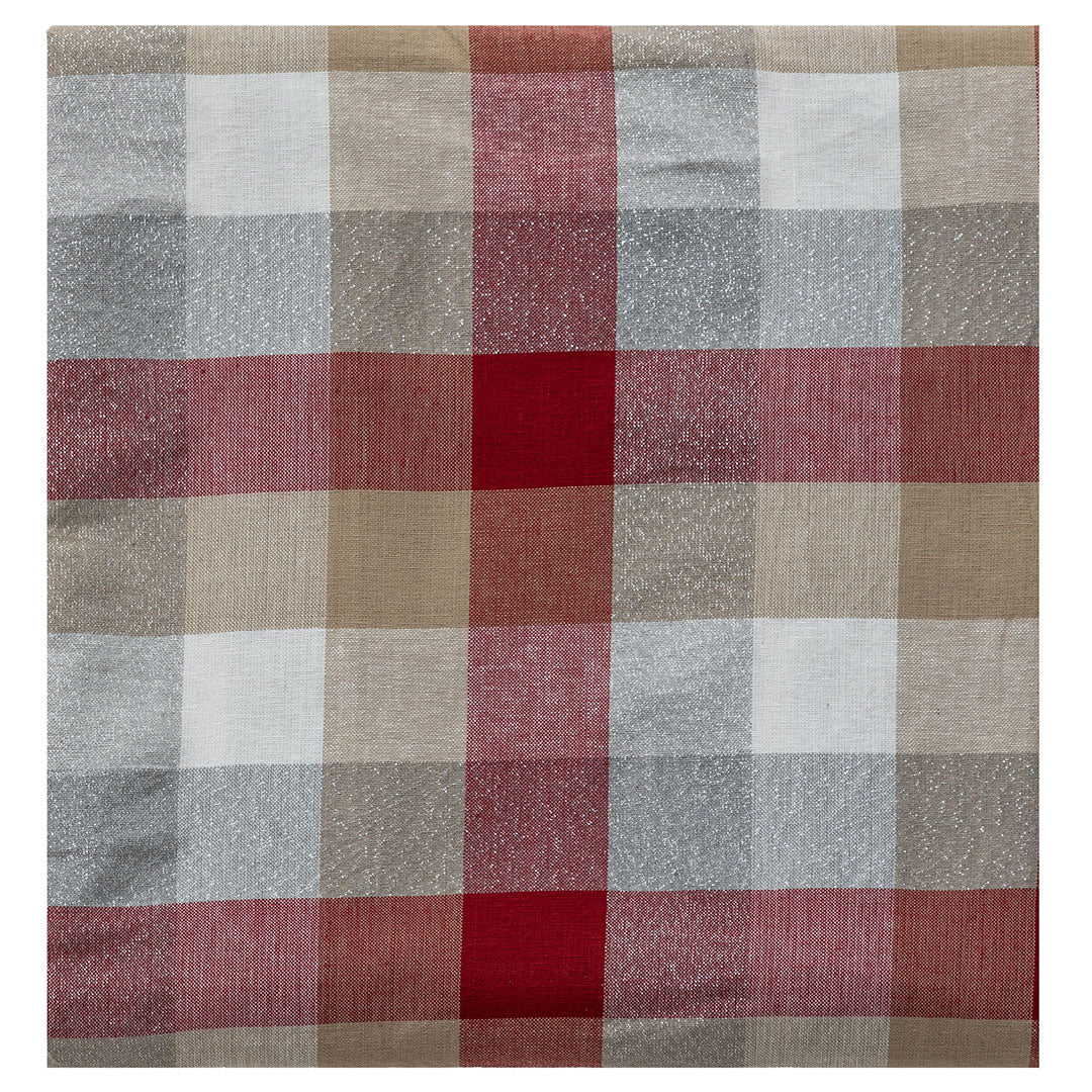 Tovaglia Lovely Reindeer 140x180 cm Check Red