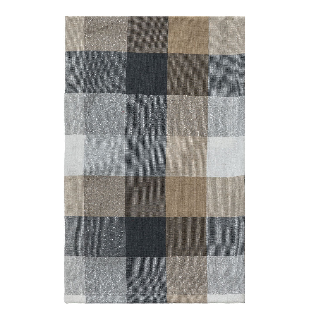 Runner Lovely Reindeer 45x140 cm Check Grey